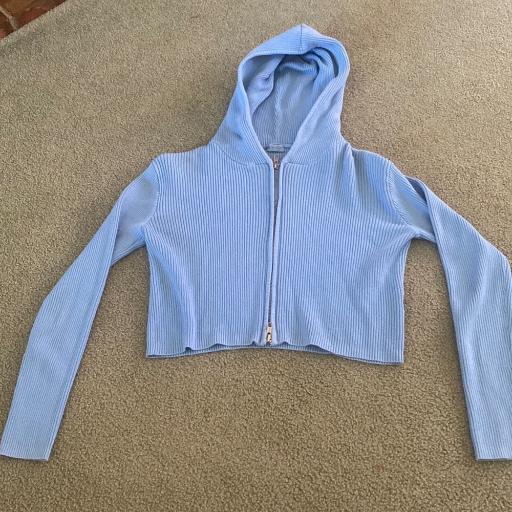 Brandy Melville zip up sweater